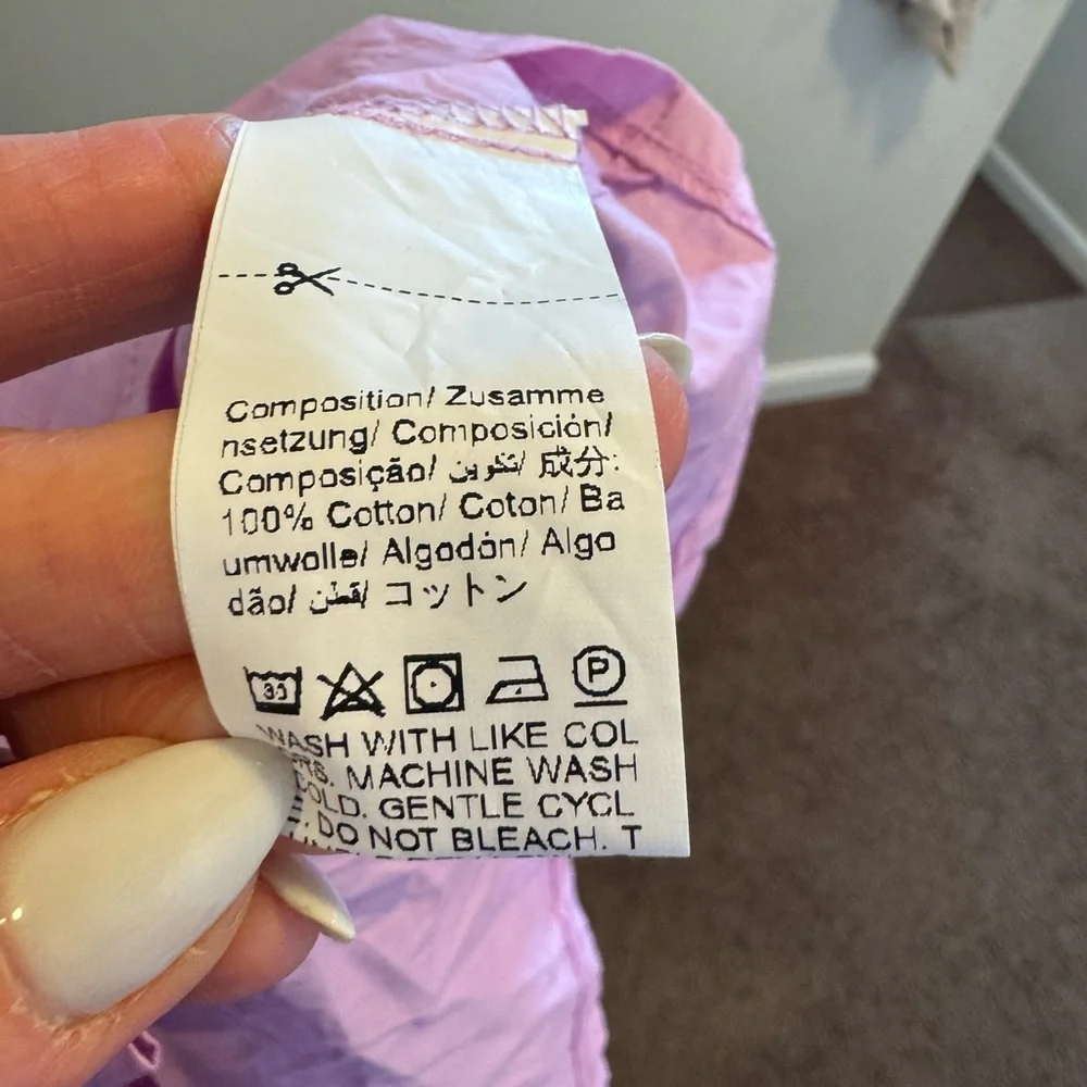 2 FOR $25 Dazy Oversized Cotton Lavender Shirt Dress 100% Cotton Size M NEW - Picture 7 of 9